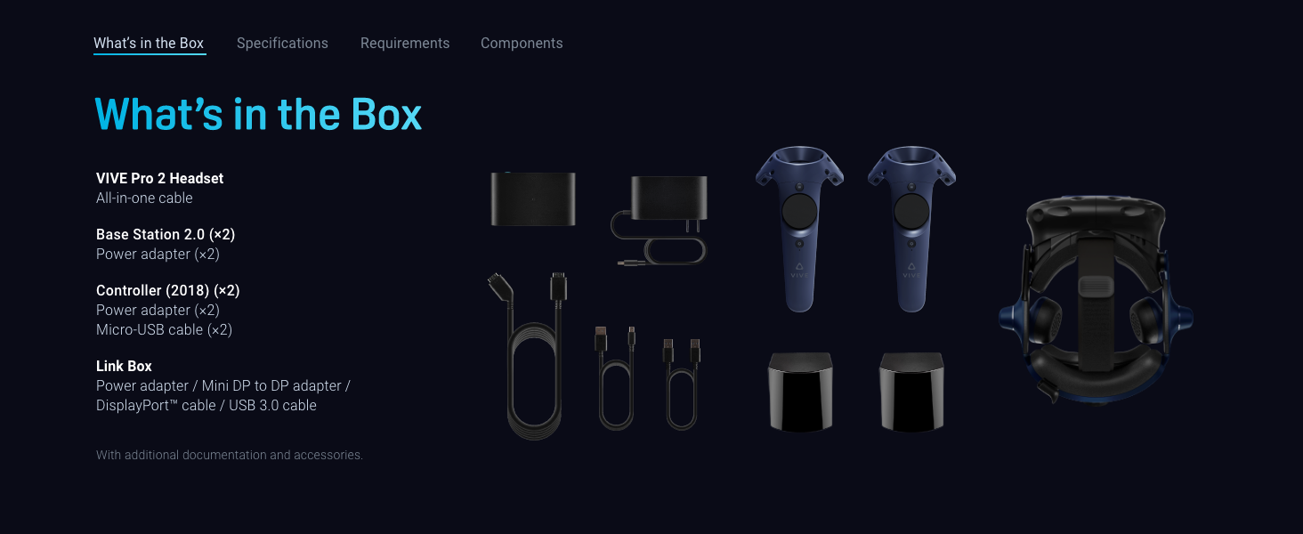 HTC VIVE Pro 2 Virtual Reality System