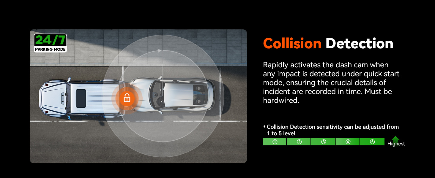 dash cam with collision detection