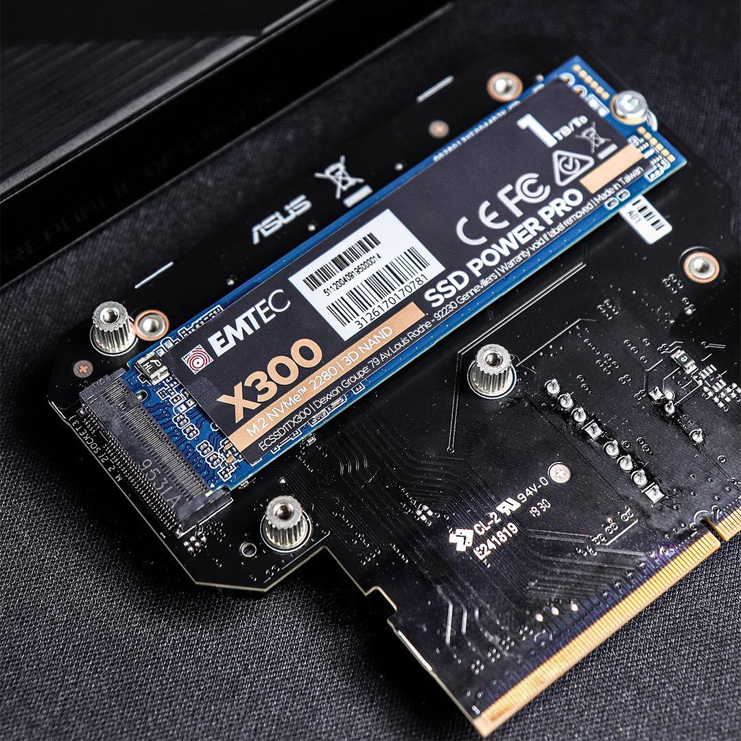 SSD interne M.2 NVMe PCIe 3.0 X300 Power Pro 1 To - EMTEC