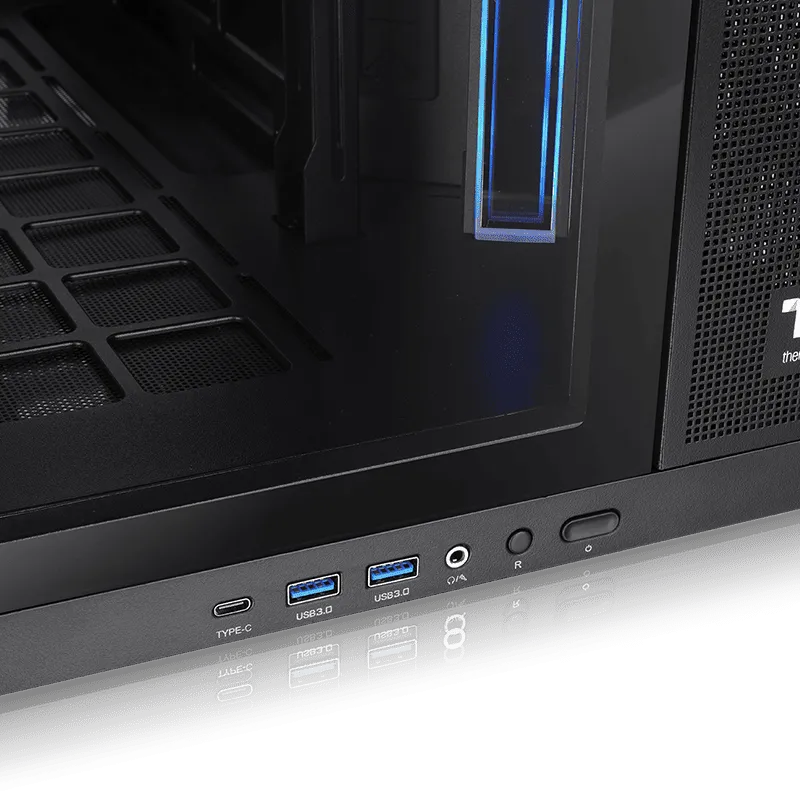 Thermaltake Arcus 280 TG ARGB Micro Tower Chassis - Black