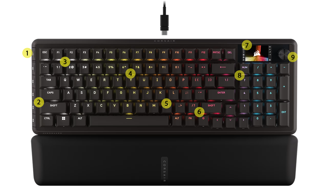 Corsair Vanguard 96 Wired Mechanical Gaming Keyboard