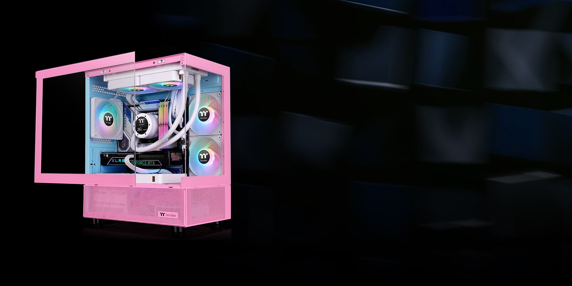 Thermaltake View 170 TG ARGB m-ATX Chassis