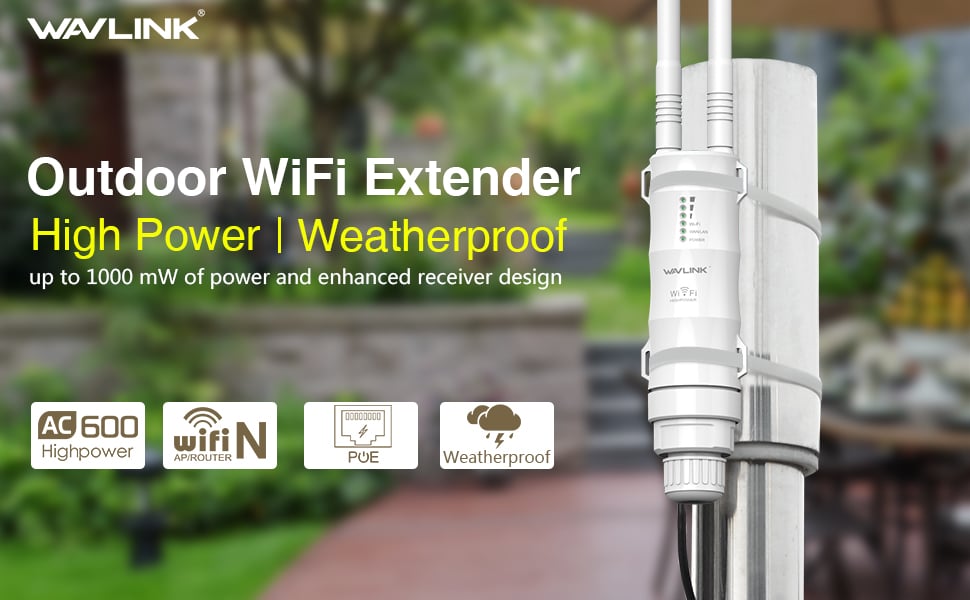 AP/Repeater Mode Installation Guide Wavlink AC600 Outdoor High