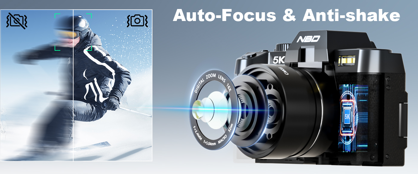 Auto-Focus & Anti-shake