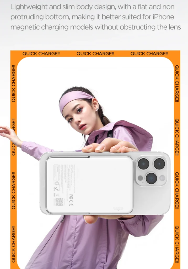 PISEN TP-D080 30W magnetic fast charging wireless power bank