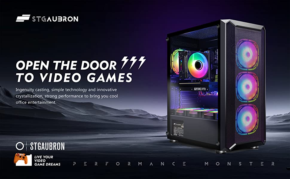 STGAubron Gaming Desktop PC, Intel Core i7-11700KF up to 5.0G, NVIDIA  GeForce RTX 3070 8G GDDR6, 32GB DDR4, 2TB Solid State Drive, Windows 11  Home