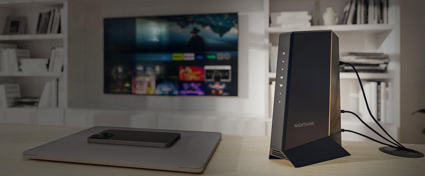 Netgear Nighthawk CM3000-100NAS CM3000 Mid/High-Split Multi-Gig 2.5Gbps Cable Modem