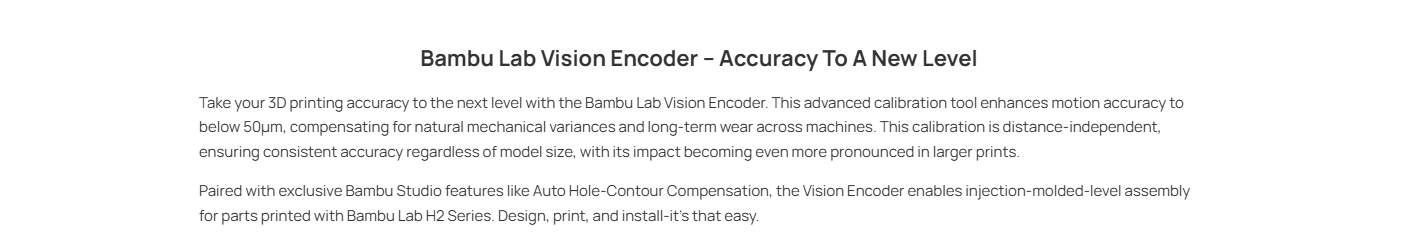 Bambu Lab Vision Encoder - Accuracy To A New Level