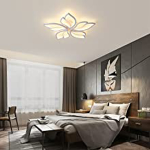 Modern Ceiling Light,23.6” Dimmable LED Chandelier Flush Mount