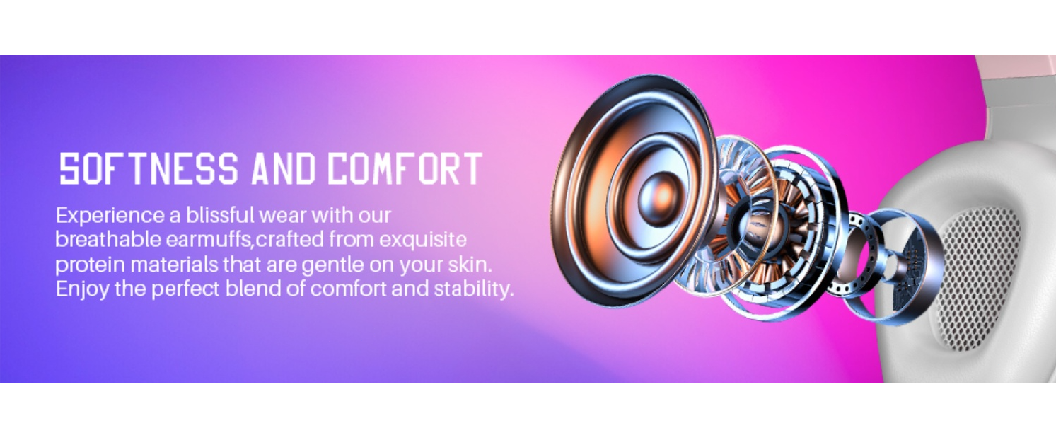 gaming headset,soft breathable earpads,50mm driver