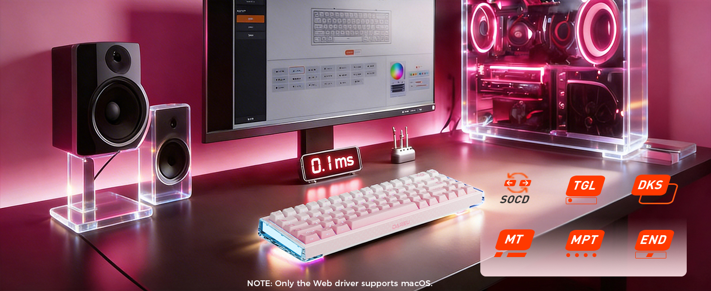 DAREU COOL68 Magnetic Gaming Keyboard