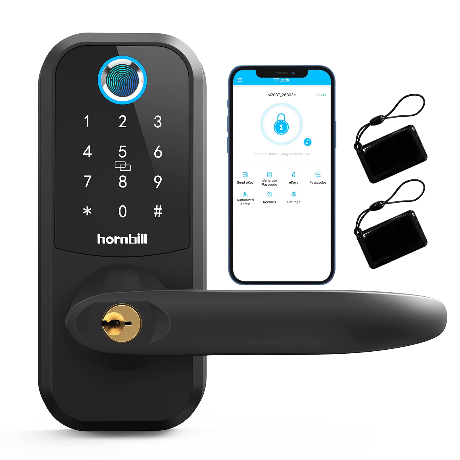 Hornbill G2 Wi-Fi Gateway, Remotely Control Smart Lock with TTLock