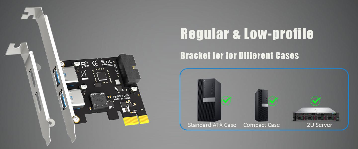PCIe USB-A Expansion Card
