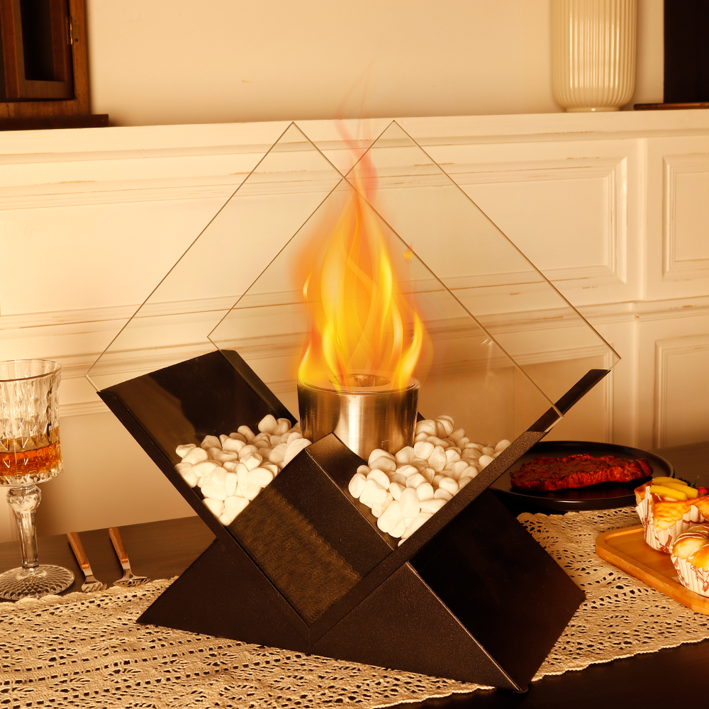 13.5 Tall Portable Tabletop Fireplace