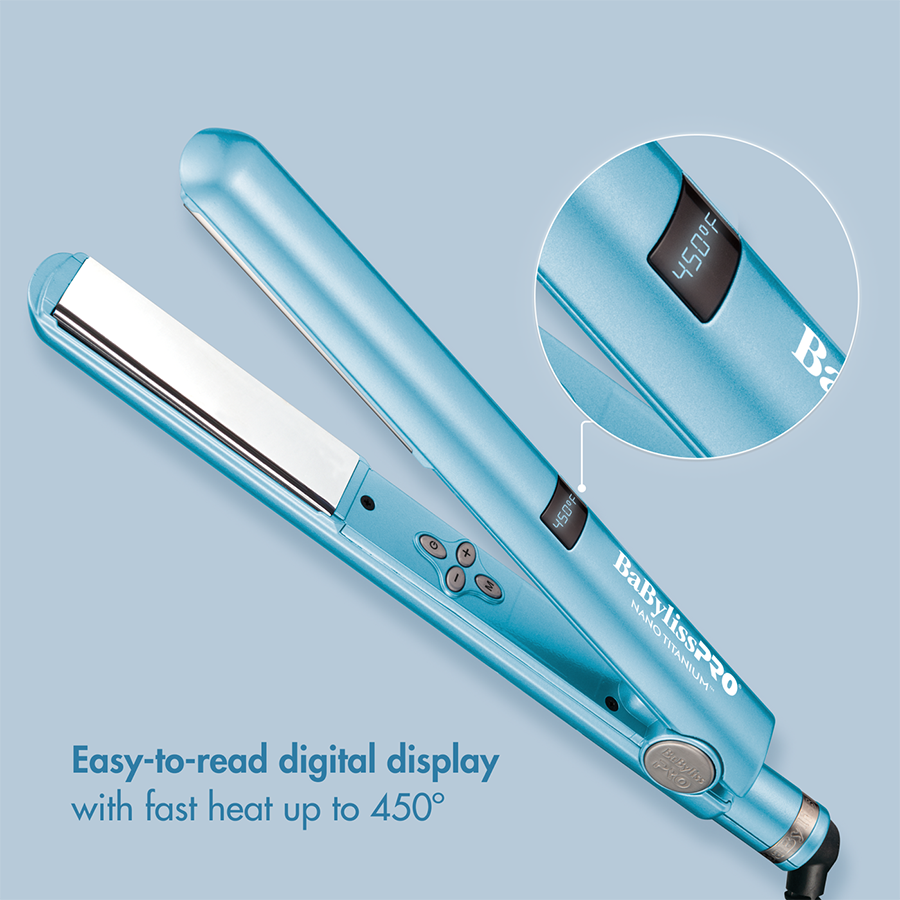 BABYLISS PRO Nano Titanium™ Digital Straightener