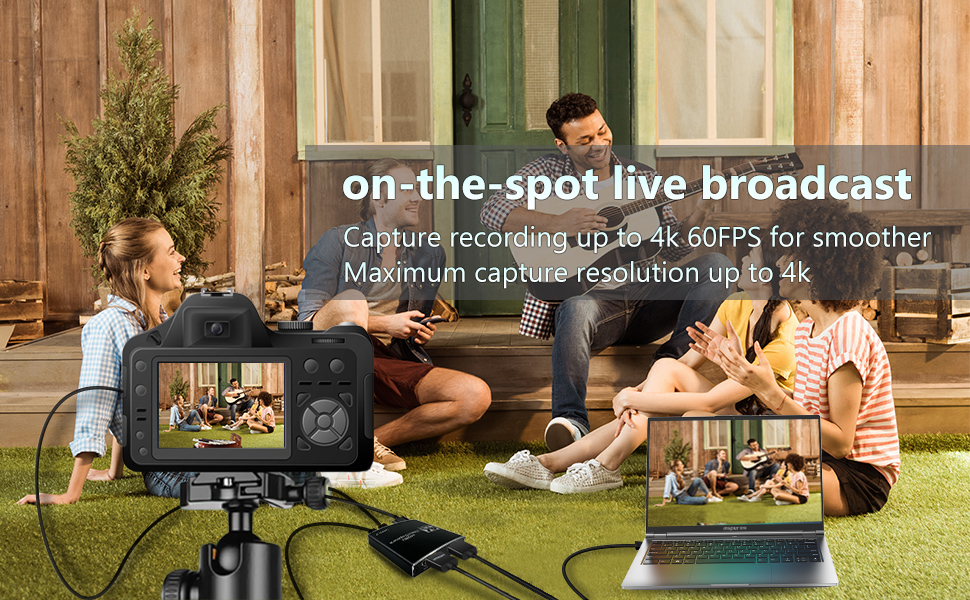 LUOM 4K HDMI Video Capture Card