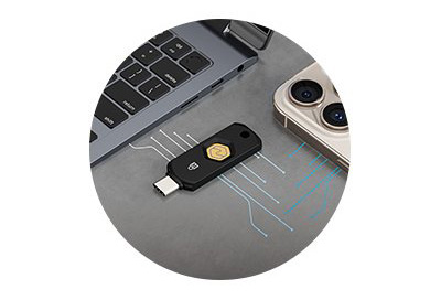 Kensington K64739WW VeriMark NFC+ USB-C Security Key