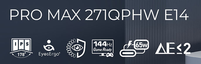 MSI PRO MAX 271QPHW E14 Computer Monitor