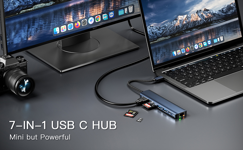 7 in 1 USB C to Ethernet Adapter