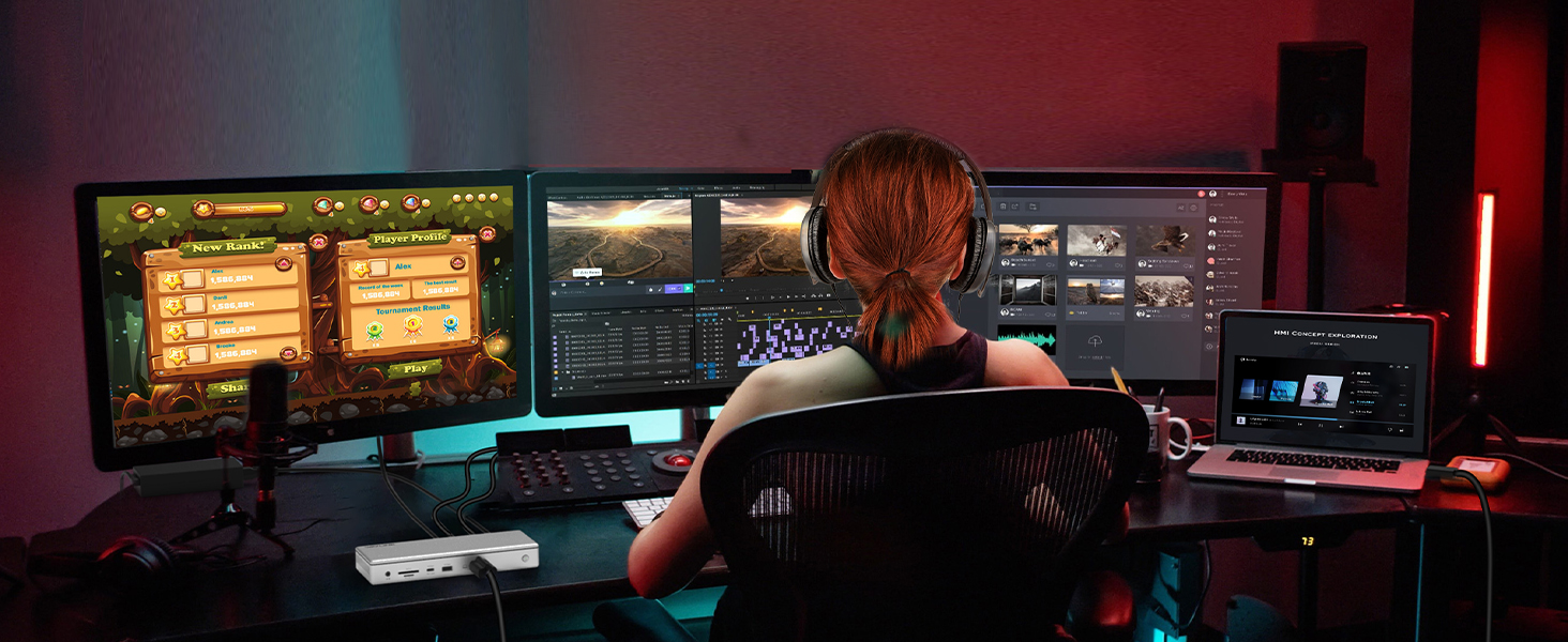 USB 4 Docking Station