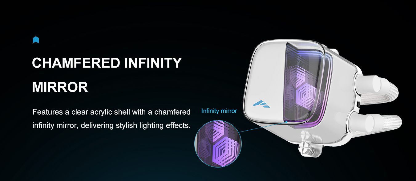 SAMA L70 240mm Liquid CPU Cooler AIO Cooler White