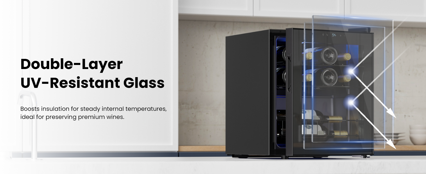 double-layer glass door