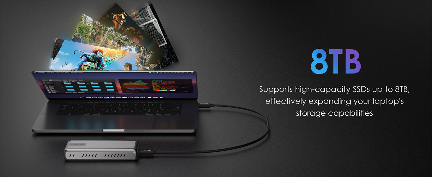40gbps m.2 nvme ssd enclosure