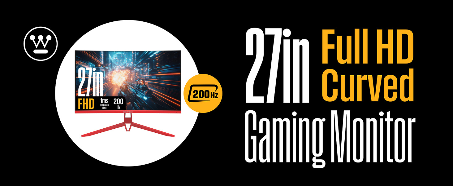 Westinghouse WC27RX6250R Red Full HD Curved Gaming Monitor