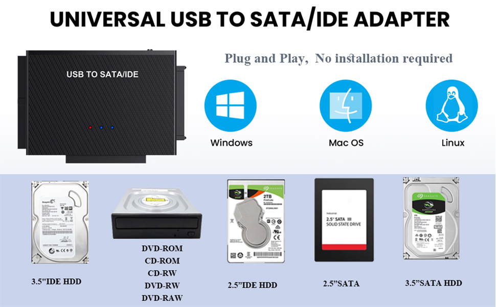 External Hard Drive Adapter