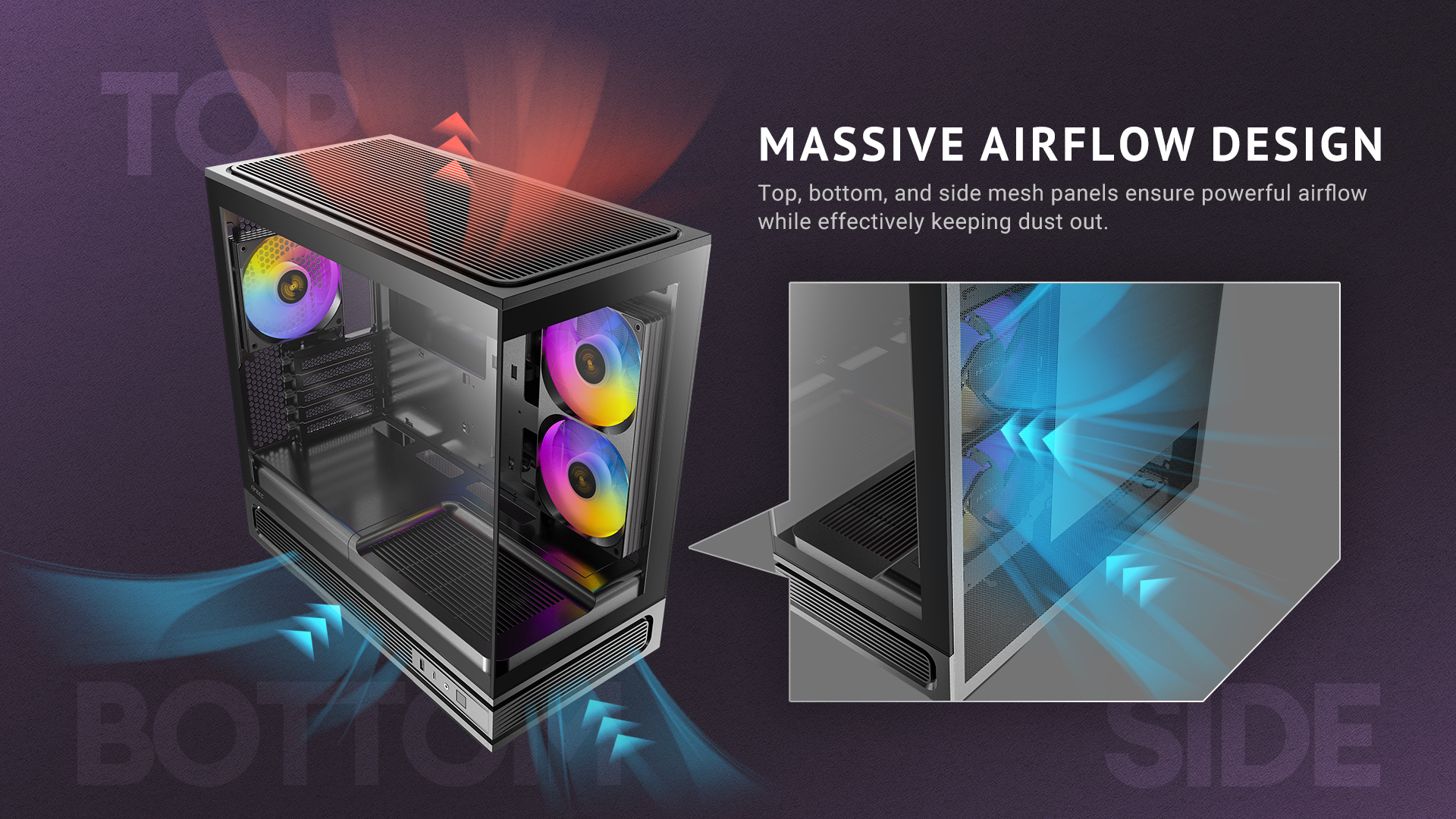 Antec C2M ARGB Compact MicroATX Case