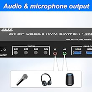 Audio and microphone output