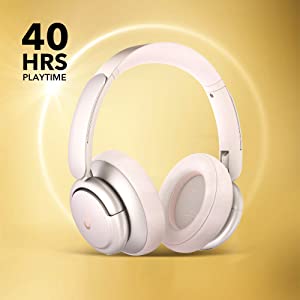 Soundcore Life Q35 Active Noise Cancelling Bluetooth Headphones with 40H  Playtime and LDAC Hi-Res Audio - For Home, Work, Travel
