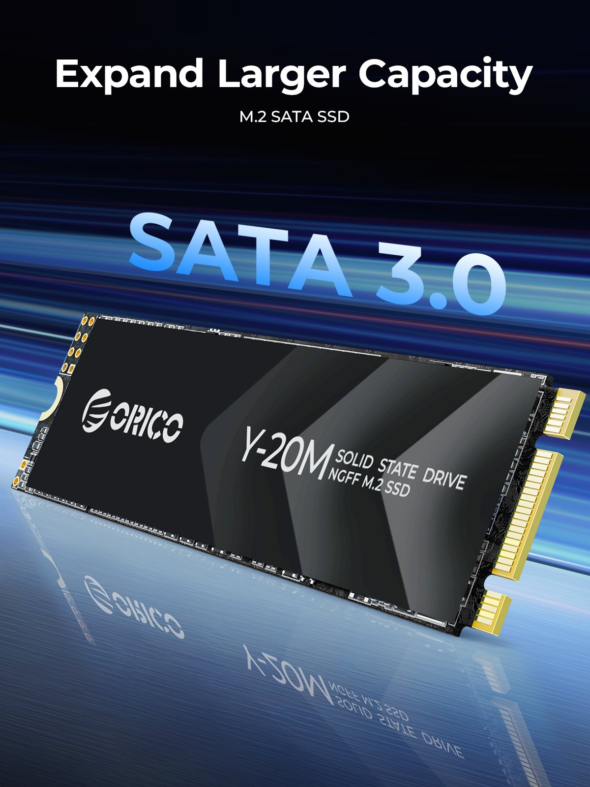 ORICO M.2 SATA SSD 512GB SATA Internal Solid State Drive SSD M.2 2280 SATA III 6Gb/s