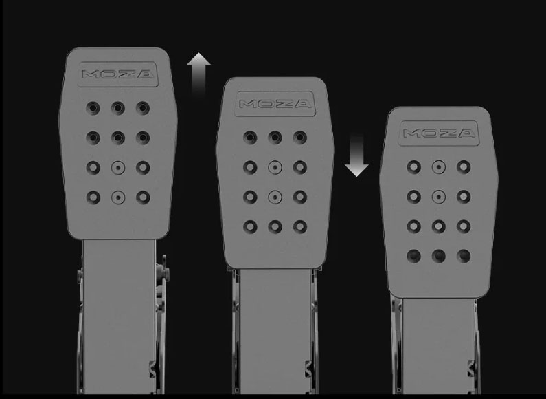 MOZA SRP2 Dual Load Cell Pedals (Throttle + Brake) – No Clutch