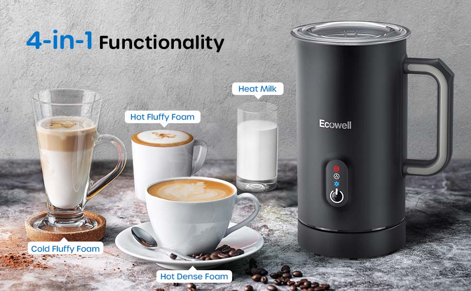  ECOWELL Milk Frother, Coffee Frother Electric