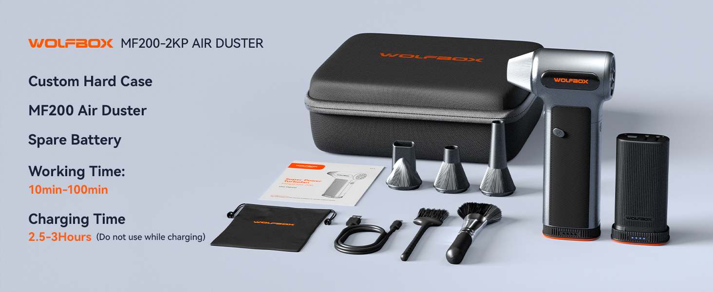 nozzle set&cleaning brush set&portable