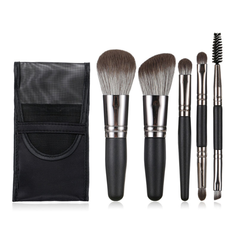 5pcs Mini Travel Makeup Brush Set