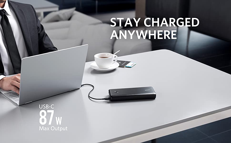 Anker PowerCore III Elite 25600 - Power bank - 25600 mAh - 87 Watt