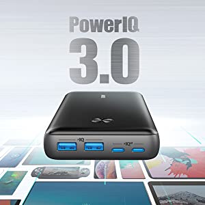 Anker PowerCore III Elite 25600 - Power bank - 25600 mAh - 87 Watt