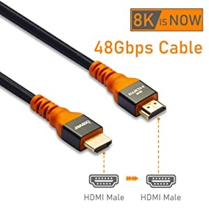 992UHS-3M  3M/10FT - 8K 48Gbps ULTRA HIGH SPEED HDMI CABLE, 8K@60