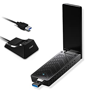 USB Wi-Fi Adapter for PC Dual Band 2.4Ghz ( 600Mbps )/ 5.8Ghz ( 1300Mbps )