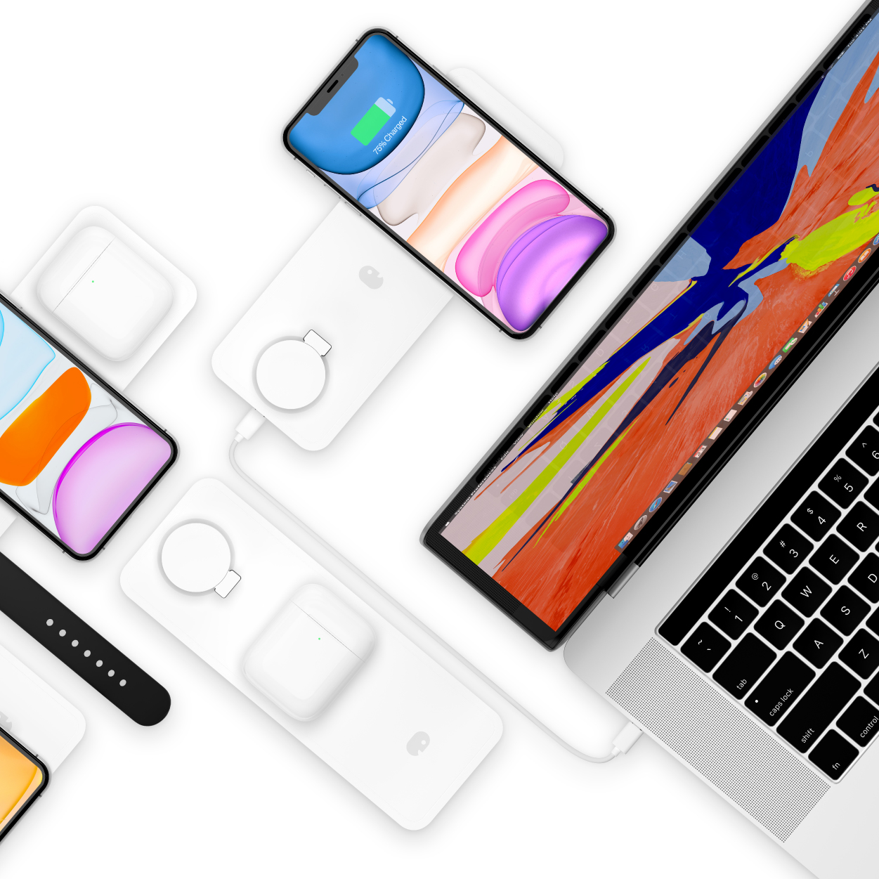 Charge four devices simultaneously