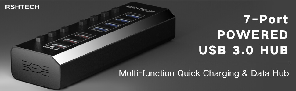 RSHTECH Quick Charging and Data Hub