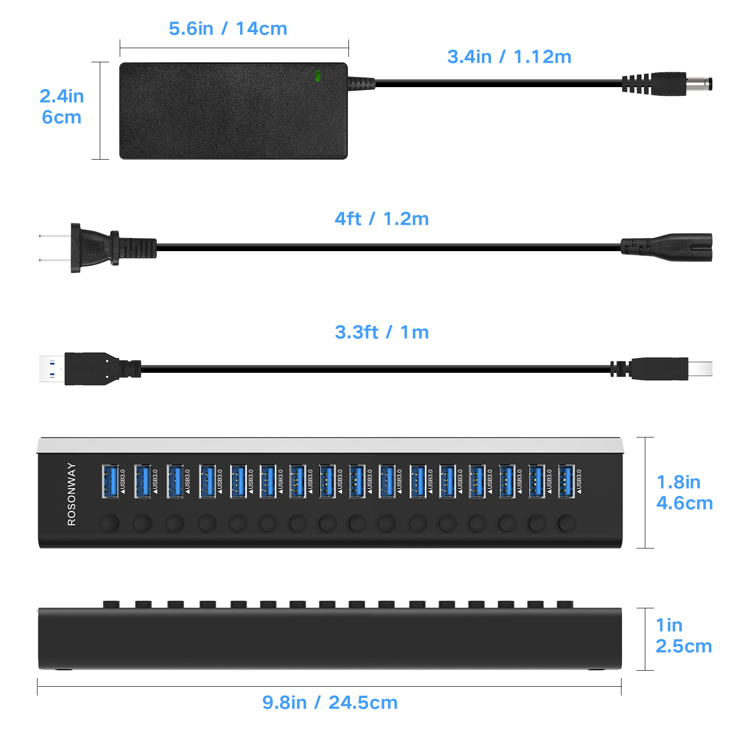 ROSONWAY USB HUB