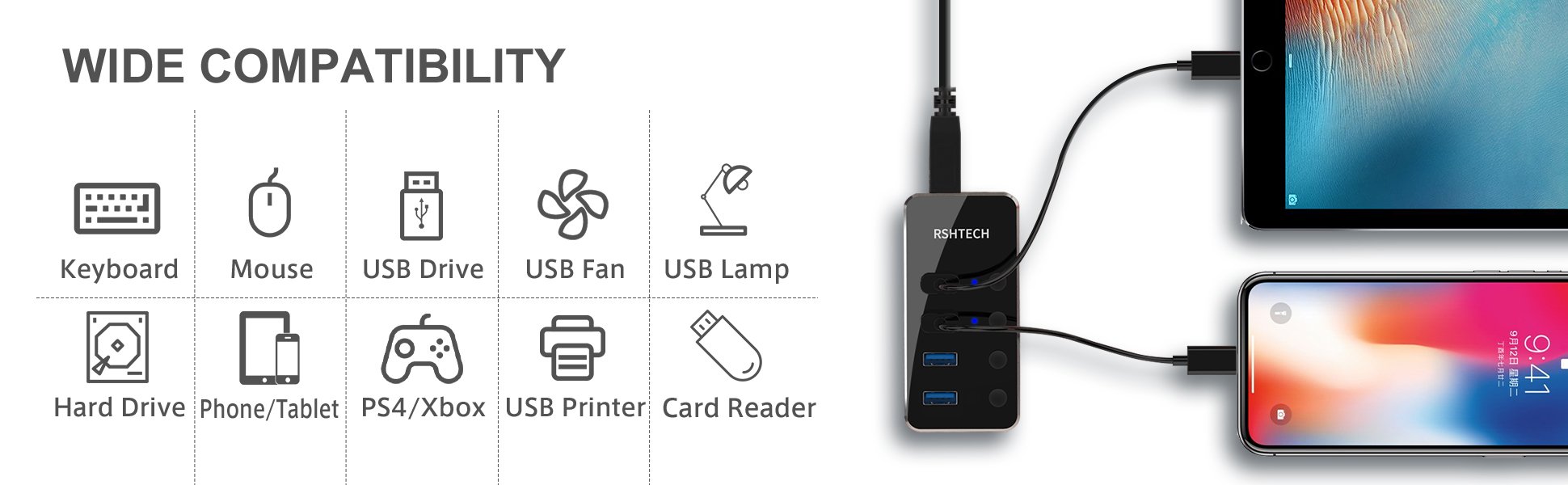 RSHTECH USB HUB