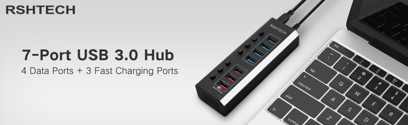 RSHTECH Quick Charging and Data Hub