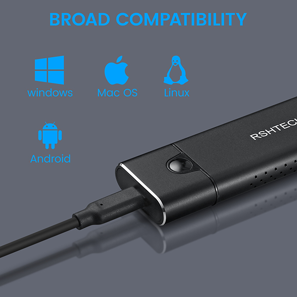 RSHTECH M.2 NVMe & M.2 SATA PCIe Enclosure