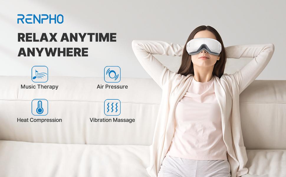 RENPHO Rechargeable Foldable Eye Massager for The Eye