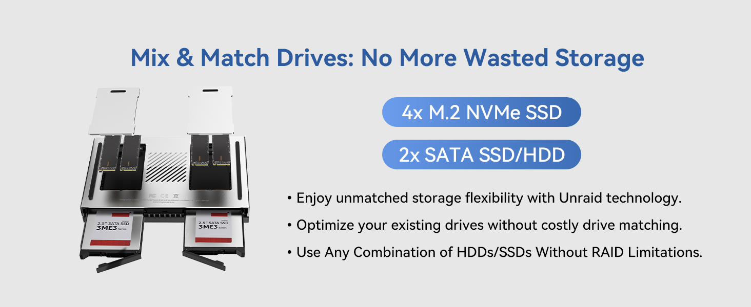 6-Bay Hybrid Storage