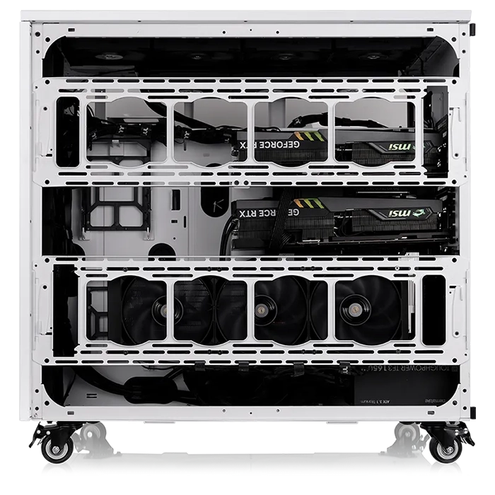 Thermaltake AX1000 TG Snow AI Workstation Chassis